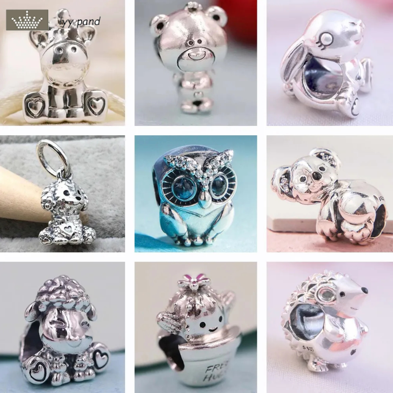 For pandora charms jewelry 925 charm beads accessories Bracelet Cute Animal charm set Pendant DIY Fine Bead Jewelry
For pandora charms jewelry 925 charm beads accessories Bracelet Cute Animal charm set Pendant DIY Fine Bead Jewelry