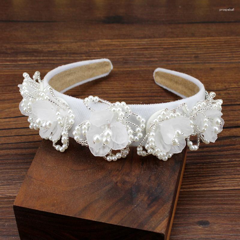 Hair Clips Flower Wedding Accessories Pearls Hairband Crystal Bridal Headband For Women Bride
Hair Clips Flower Wedding Accessories Pearls Hairband Crystal Bridal Headband For Women Bride