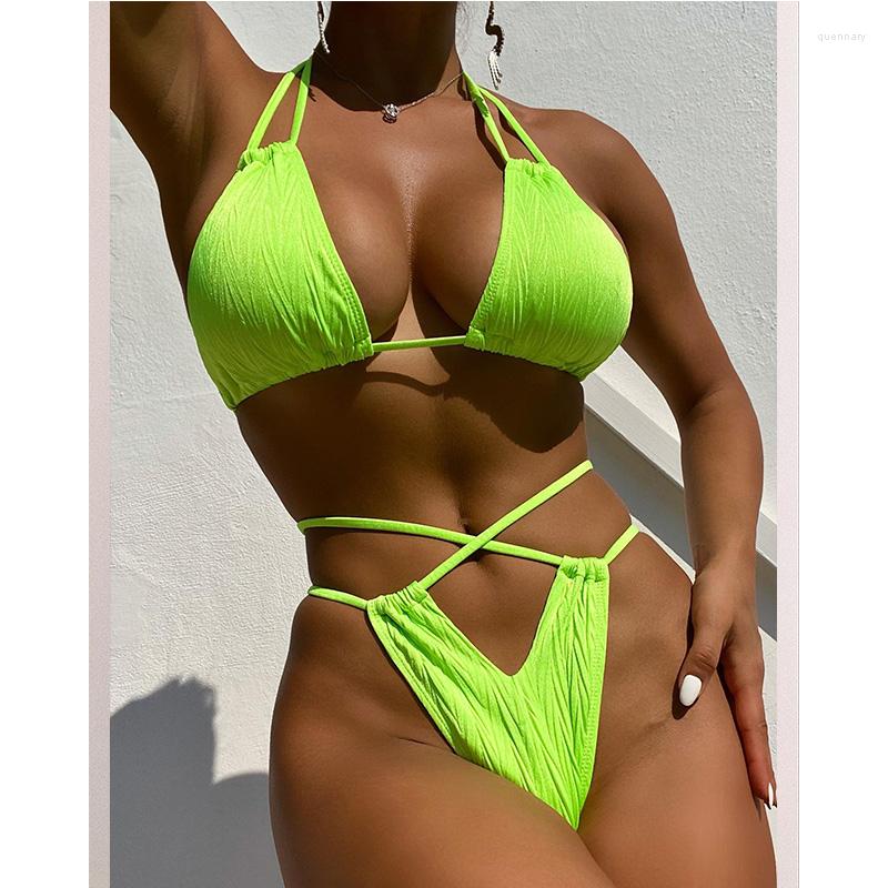 Women' Swimwear Wrinkle Neon Green Women' Swimsuit Bikini Sexy 2 Pieces Swimming Suit For Women Separate Bathing Suits Woman
Women' Swimwear Wrinkle Neon Green Women' Swimsuit Bikini Sexy 2 Pieces Swimming Suit For Women Separate Bathing Suits Woman