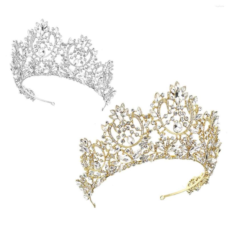 Hair Clips Baroque Rhinestone Bride Tiaras King Queen Crown Wedding Accessories Crystal Bridal Tiara Headpiece
Hair Clips Baroque Rhinestone Bride Tiaras King Queen Crown Wedding Accessories Crystal Bridal Tiara Headpiece