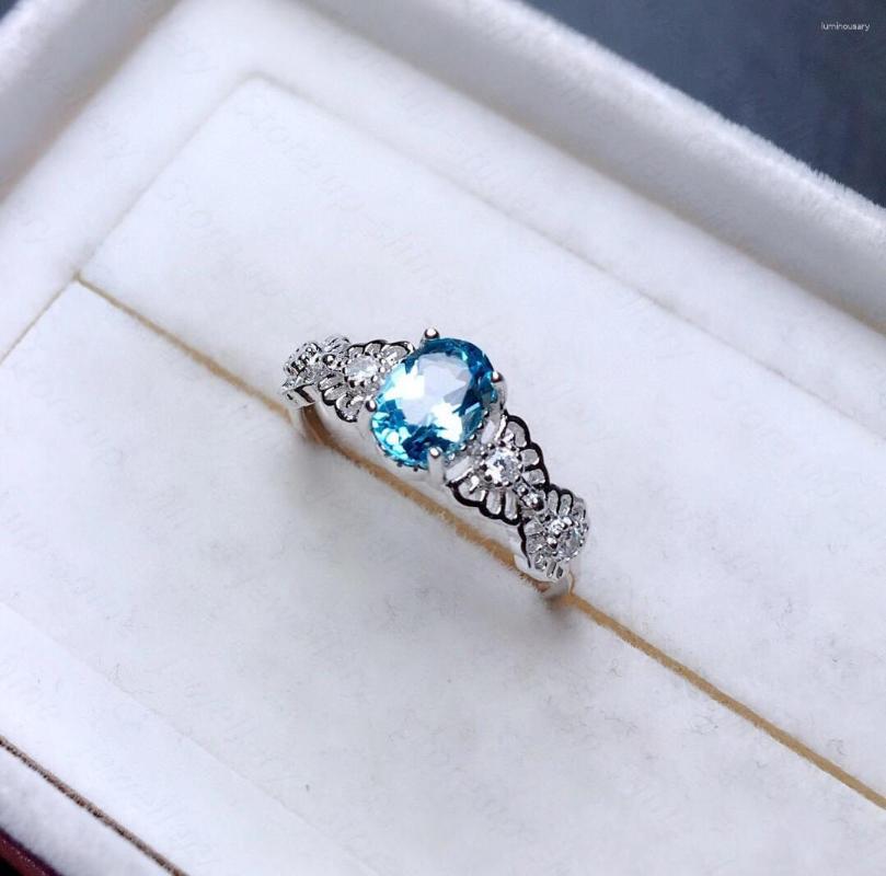 Cluster Rings Natural Topaz Silver Ringss 925 Sterling Ring Fine Jewelry Gift For Women Lady Girls
Cluster Rings Natural Topaz Silver Ringss 925 Sterling Ring Fine Jewelry Gift For Women Lady Girls