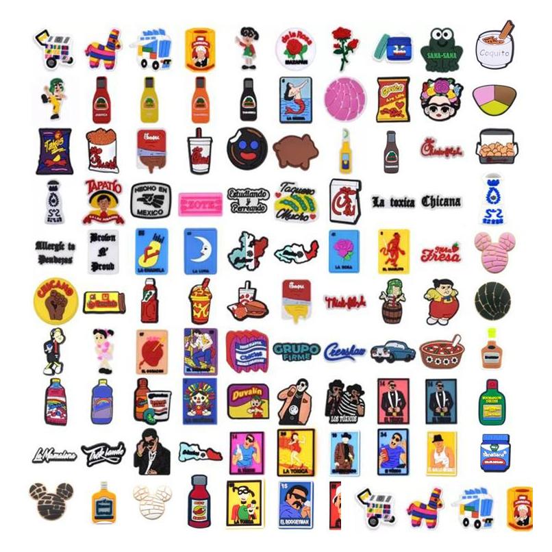 Shoe Parts Accessories Pvc Charms Custom Mexican Clog Shoes Decorations Buckle Soft Rubber Shoecharms Drop Delivery Otodx
Shoe Parts Accessories Pvc Charms Custom Mexican Clog Shoes Decorations Buckle Soft Rubber Shoecharms Drop Delivery Otodx