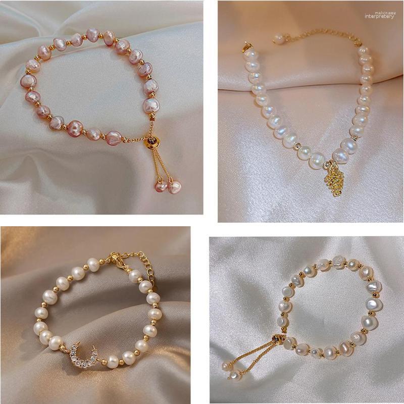 Link Bracelets Luxury Jewelry Waterfresh Pearl Bracelet For Women Vintage Elegant Minimalistic Charm Gift Year Wholesale
Link Bracelets Luxury Jewelry Waterfresh Pearl Bracelet For Women Vintage Elegant Minimalistic Charm Gift Year Wholesale