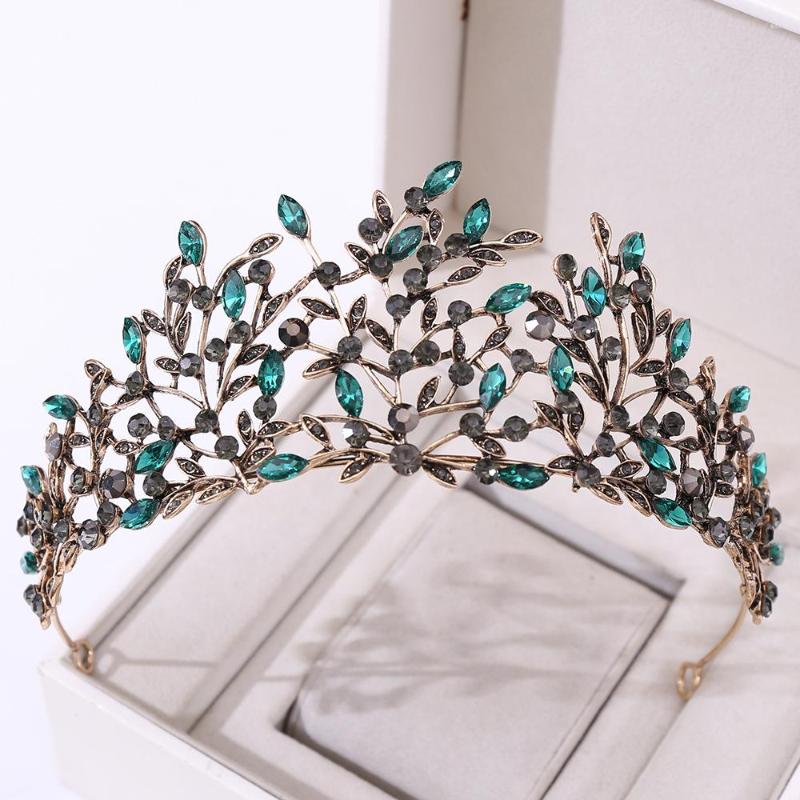 Hair Clips KMVEXO Baroque Retro Black Crystal Leaves Tiaras Crowns Princess Queen Pageant Prom Rhinestone Veil Tiara Wedding Accessory
Hair Clips KMVEXO Baroque Retro Black Crystal Leaves Tiaras Crowns Princess Queen Pageant Prom Rhinestone Veil Tiara Wedding Accessory
