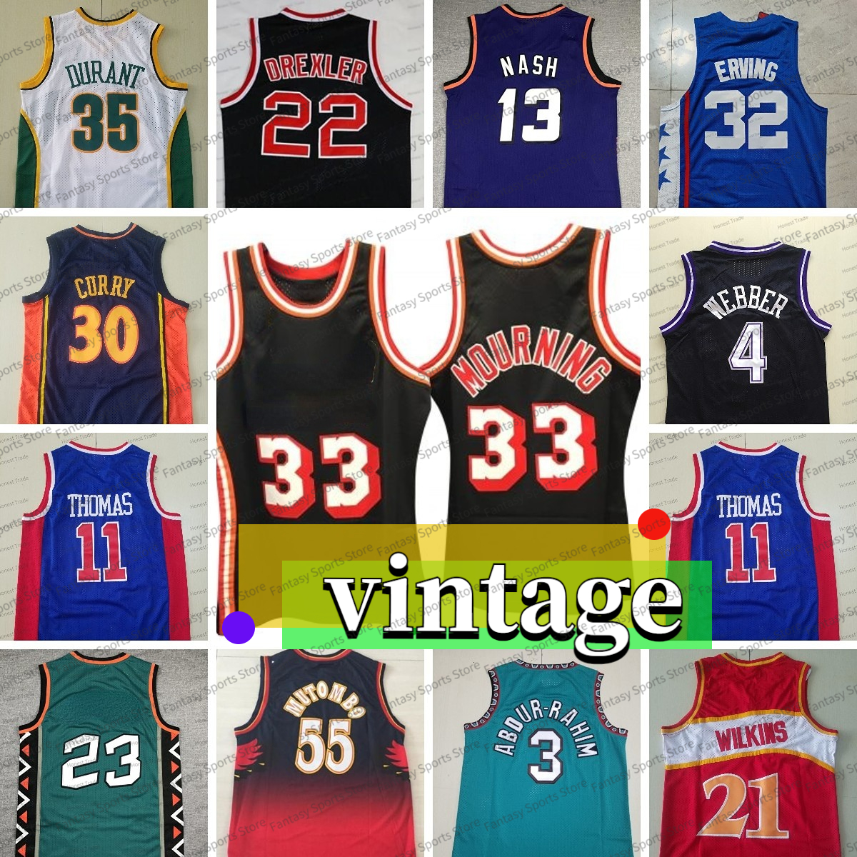 Mens 35 Kevin Durant Basketball Jersey Dominique Wilkins 55 Dikembe Mutomb 33 Alonzo Mourning 3 Shareef Abdur-Rahim Webber Patrick Ewing Stitched Men Shirts Classic, Stitched jersey
Mens 35 Kevin Durant Basketball Jersey Dominique Wilkins 55 Dikembe Mutomb 33 Alonzo Mourning 3 Shareef Abdur-Rahim Webber Patrick Ewing Stitched Men Shirts Classic, Stitched jersey