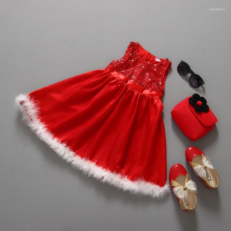 Girl Dresses 2023 Christmas Girls Sleeveless Dress Outfits Red X'mas Clothes Bling Sequins For Jumpers
Girl Dresses 2023 Christmas Girls Sleeveless Dress Outfits Red X'mas Clothes Bling Sequins For Jumpers