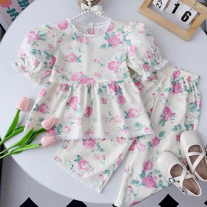 Clothing Sets Girls Summer Set 2023 Kids Suit Girl Short Sleeve Floral Lace Shirts Pants 2pcs Outfits Sweet Children, Floral set
Clothing Sets Girls Summer Set 2023 Kids Suit Girl Short Sleeve Floral Lace Shirts Pants 2pcs Outfits Sweet Children, Floral set