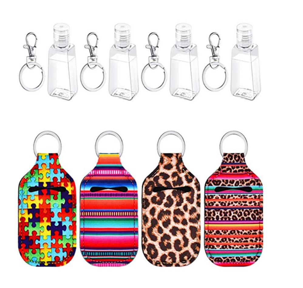 New Neoprene Keychain 30ML Hand Sanitizer Bottle Holder Bags Lipstick Holder Perfume Container Hand Soap Bottle Holder Key Chain A9929481
New Neoprene Keychain 30ML Hand Sanitizer Bottle Holder Bags Lipstick Holder Perfume Container Hand Soap Bottle Holder Key Chain A9929481