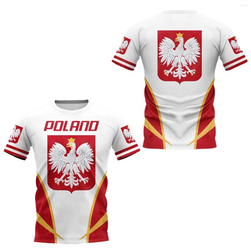 Men's T Shirts Polish Flag Printed O-neck Short Sleeved Unisex Clothing Street Fashion Oversized Casual T-shirt Men's And Women's, Poland-0019
Men's T Shirts Polish Flag Printed O-neck Short Sleeved Unisex Clothing Street Fashion Oversized Casual T-shirt Men's And Women's, Poland-0019