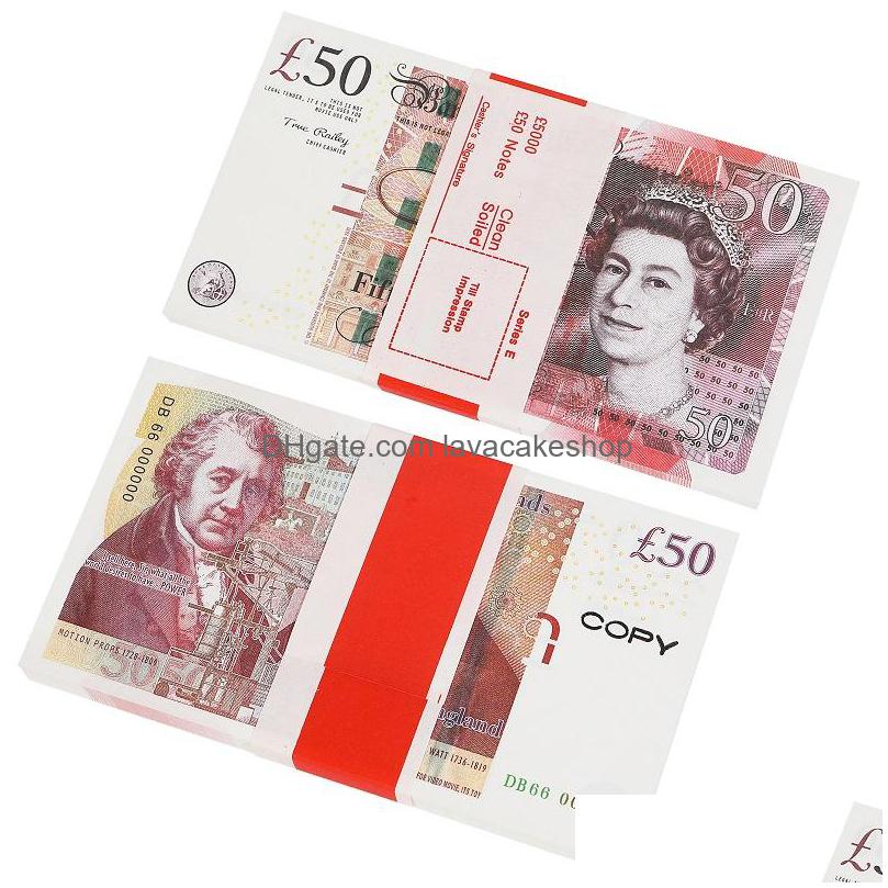 Other Festive Party Supplies Wholesale Games Money Prop Copy Canadian Dollar Cad Banknotes Paper Fake Euros Movie Props Drop Deliv Dhvsn c35 f50