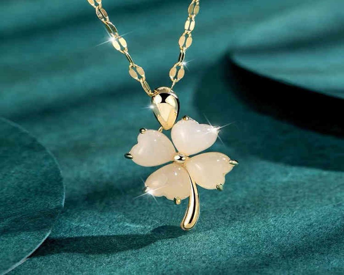 S925 Sterling Silver ancient method silver an jade clover female Chinese style national tide pendant live broadcast gift Neckla5058963
S925 Sterling Silver ancient method silver an jade clover female Chinese style national tide pendant live broadcast gift Neckla5058963