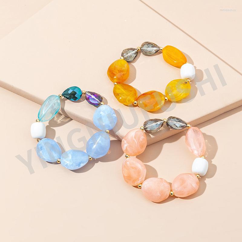 Link Bracelets Bohemian Candy Colored Bracelet For Women Simple Fashion Glass Beads Hand String Festival Party Female Girls Jewelry Gift
Link Bracelets Bohemian Candy Colored Bracelet For Women Simple Fashion Glass Beads Hand String Festival Party Female Girls Jewelry Gift