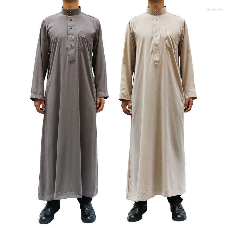 Ethnic Clothing Men Saudi Dress Jubba Thobe For Pakistan Robe Islamic Khamiis Muslim Stand Collar Kaftan Solid Color Outfit Arab Djellaba
Ethnic Clothing Men Saudi Dress Jubba Thobe For Pakistan Robe Islamic Khamiis Muslim Stand Collar Kaftan Solid Color Outfit Arab Djellaba