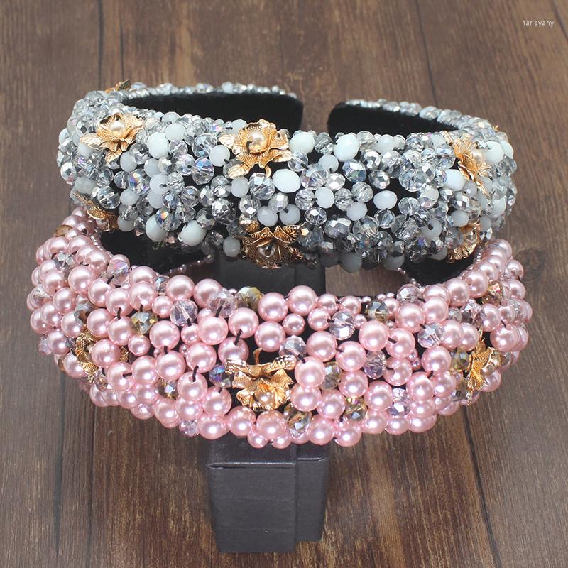 Hair Clips Handmade Baroque Rhinestones Padded Headbands Full Purple Crystal Pink Pearl Beads Hairband Party Women Shiny Accessories
Hair Clips Handmade Baroque Rhinestones Padded Headbands Full Purple Crystal Pink Pearl Beads Hairband Party Women Shiny Accessories
