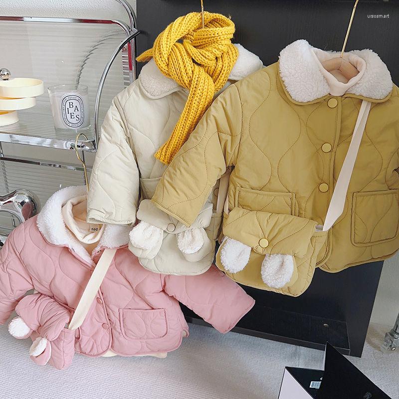 Jackets 2023 Winter Baby Girls Coats Bag Cotton Padded Warm Coat Jacket Fashion Kids Birthday Comfortable Clothes Children Overcoats, Yellow
Jackets 2023 Winter Baby Girls Coats Bag Cotton Padded Warm Coat Jacket Fashion Kids Birthday Comfortable Clothes Children Overcoats, Yellow