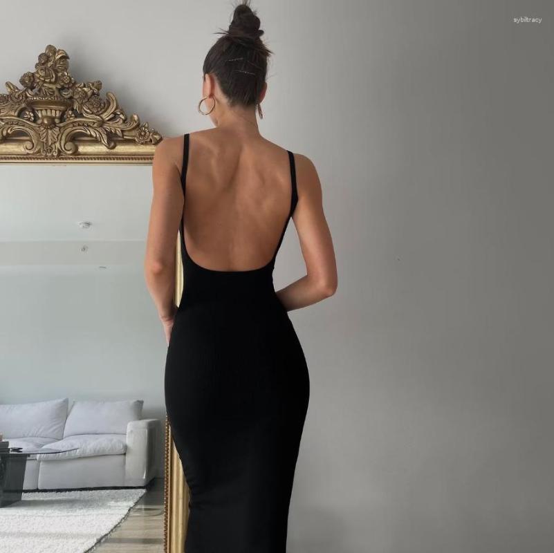 Casual Dresses Women Cutout Backless Dress Sexy Sleeveless Split Cocktail Bodycon Spaghetti Strap Long Party, Black
Casual Dresses Women Cutout Backless Dress Sexy Sleeveless Split Cocktail Bodycon Spaghetti Strap Long Party, Black