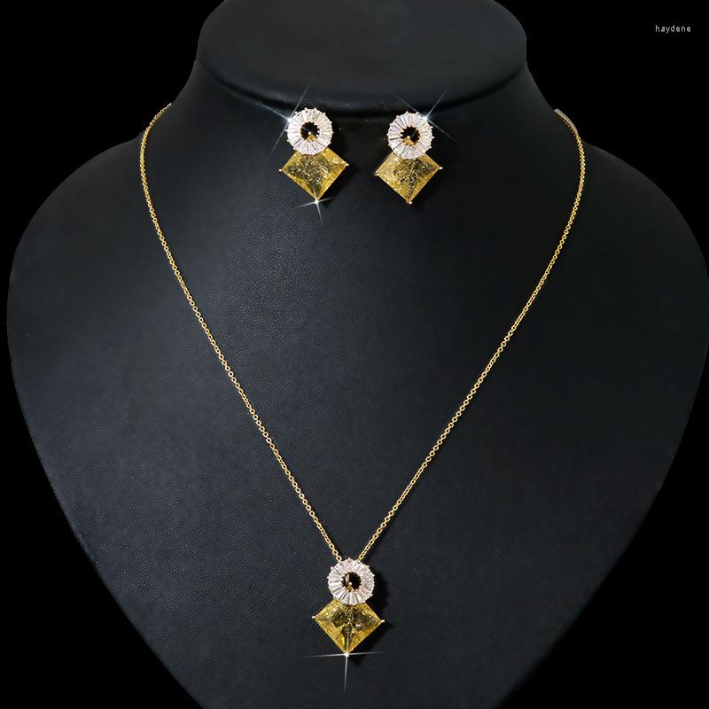 Necklace Earrings Set Fashion Cute Romantic Round Square Shape Blue Cubic Zirconia Crystal Women Engagement Earring Wedding Jewelry N-906, Picture shown
Necklace Earrings Set Fashion Cute Romantic Round Square Shape Blue Cubic Zirconia Crystal Women Engagement Earring Wedding Jewelry N-906, Picture shown