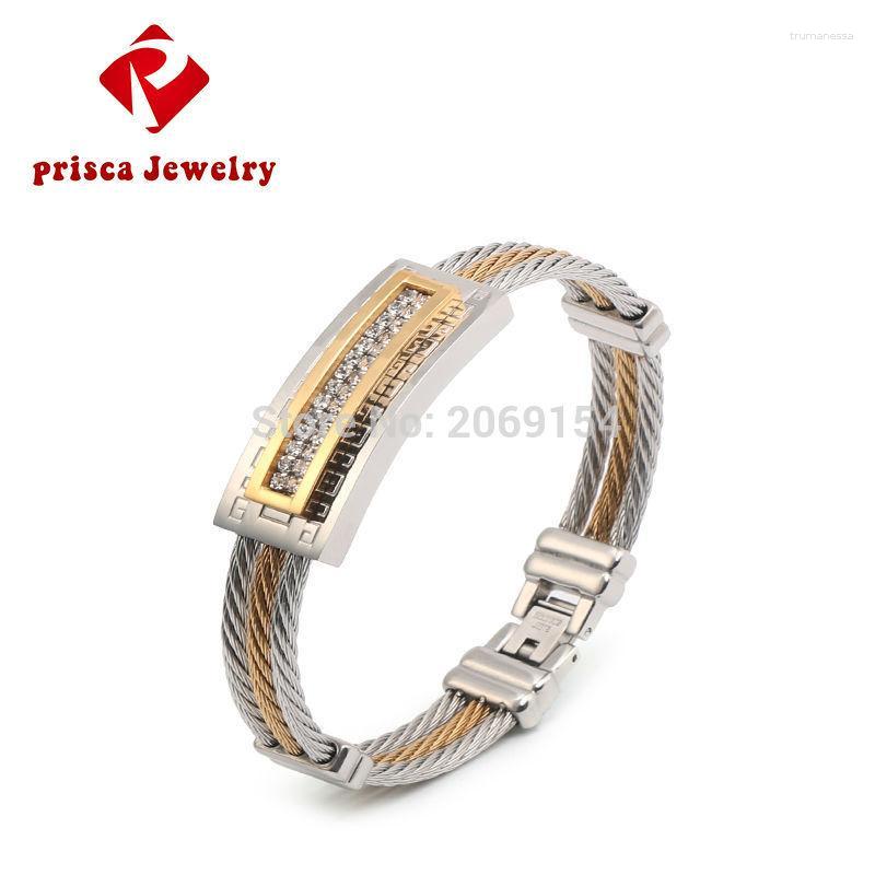 Bangle Trendy Bracelet Gold Charm Jewelry Men Stainless Chain & Link Titanium Wristband Magnetic Raym22
Bangle Trendy Bracelet Gold Charm Jewelry Men Stainless Chain & Link Titanium Wristband Magnetic Raym22