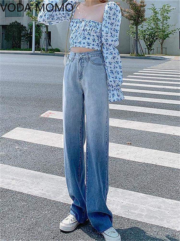 Women' Jeans Spring 2023 Womens Fashion High Waist Wide Leg Baggy Woman Denim Capris Gradient Pants Jean Mom Trousers, Blue
Women' Jeans Spring 2023 Womens Fashion High Waist Wide Leg Baggy Woman Denim Capris Gradient Pants Jean Mom Trousers, Blue