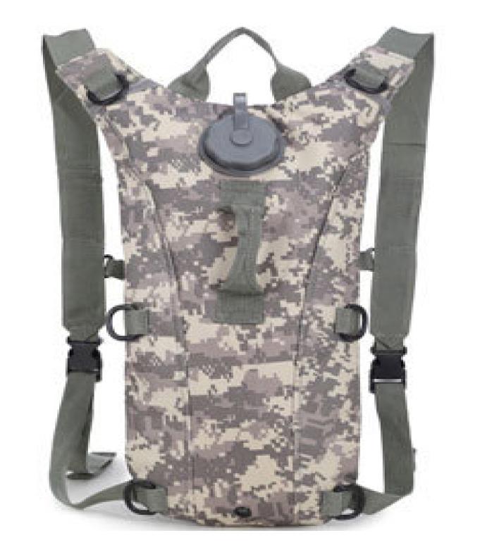 3L Water bag backpack outdoor army camouflage bike ride a wild tactical movement bladder transport water bag4219390, Black
3L Water bag backpack outdoor army camouflage bike ride a wild tactical movement bladder transport water bag4219390, Black