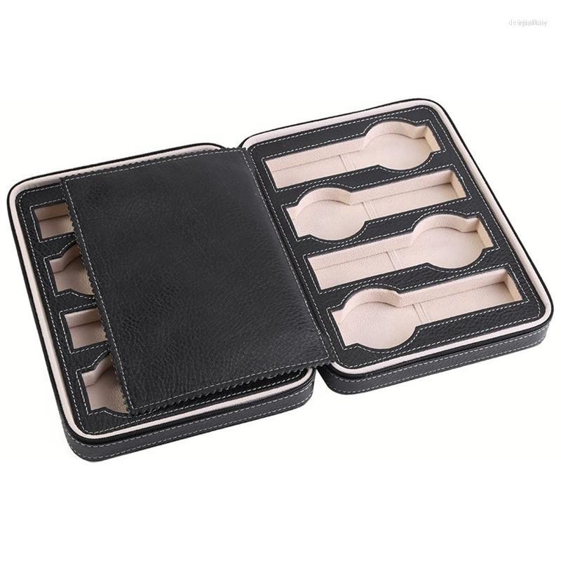 Watch Boxes 1 Pcs 8 Slots Display Box Portable Travel Collector Storage Organizer Black
Watch Boxes 1 Pcs 8 Slots Display Box Portable Travel Collector Storage Organizer Black