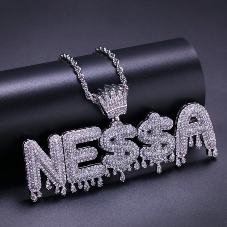 Custom Name Jewelry Crown Bail Initials Letters Chain Necklaces Pendant Micro Paved Zircon Necklace Halloween Gift3203544
Custom Name Jewelry Crown Bail Initials Letters Chain Necklaces Pendant Micro Paved Zircon Necklace Halloween Gift3203544