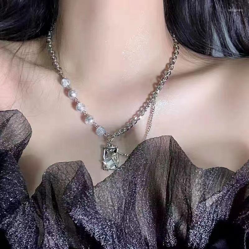 Chains Korean Fashion Ins Necklace Crack Square Rhinestone For Women Charm Romantic Punk Y2K Jewelry Layered Collarbone Chain
Chains Korean Fashion Ins Necklace Crack Square Rhinestone For Women Charm Romantic Punk Y2K Jewelry Layered Collarbone Chain