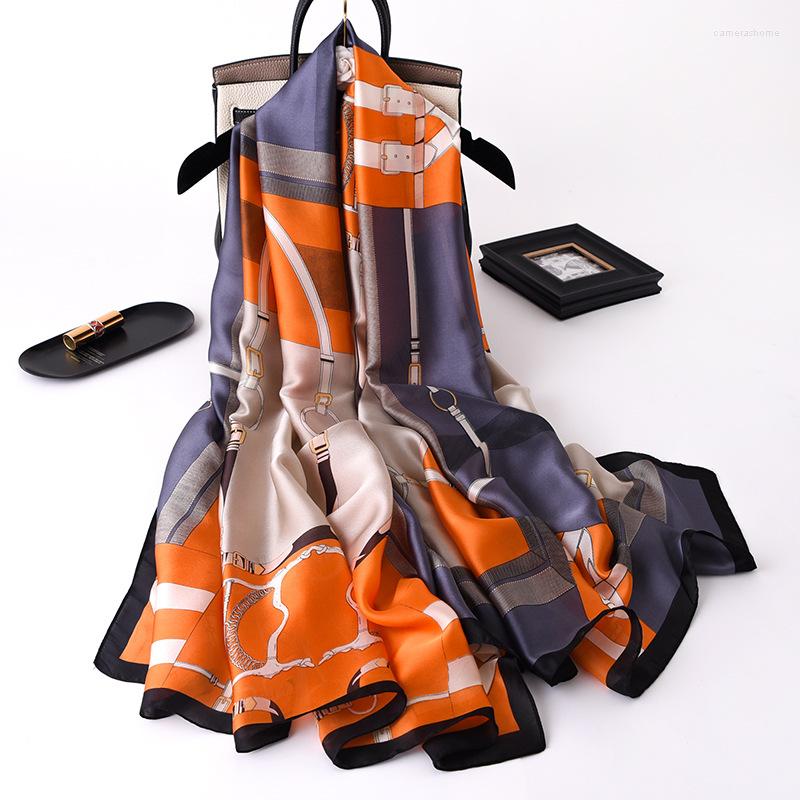 Scarves 180 90cm Women Summer Silk Shawls Lady Wrap Soft Female Echarpe Designer Beach Stole Bandanna Foulard Pareo
Scarves 180 90cm Women Summer Silk Shawls Lady Wrap Soft Female Echarpe Designer Beach Stole Bandanna Foulard Pareo