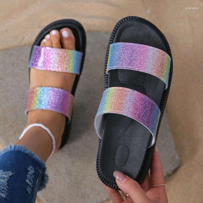 Slippers 2023 Women's Round Toe Open Summer Outdoor Non-slip Chunky All-match Color Wedge Shoe
Slippers 2023 Women's Round Toe Open Summer Outdoor Non-slip Chunky All-match Color Wedge Shoe