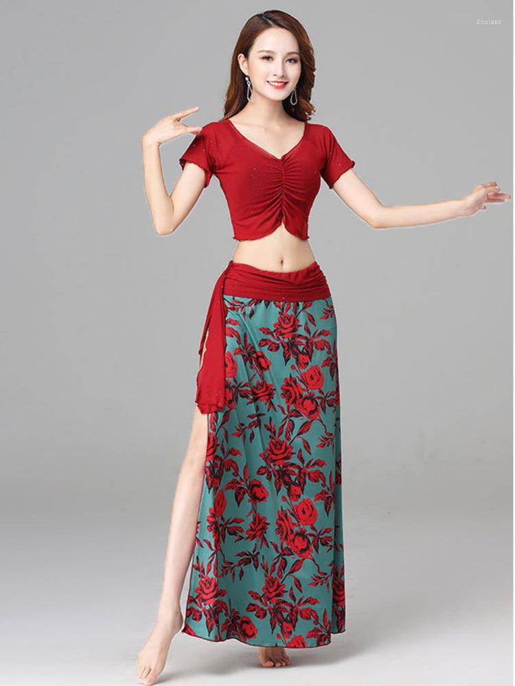 Stage Wear Elegant Pole Dance Ballet Leotard Ballroom Tops Skirts 2pcs Suit Classical Practice Printing Modern Luxury Woman Clothes, Red top skirt
Stage Wear Elegant Pole Dance Ballet Leotard Ballroom Tops Skirts 2pcs Suit Classical Practice Printing Modern Luxury Woman Clothes, Red top skirt