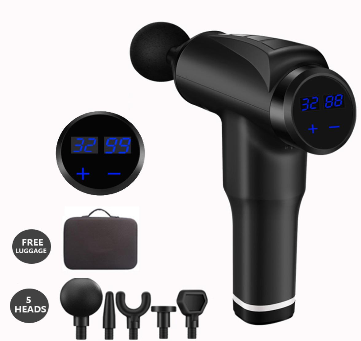 LCD Touch Display Massage Gun Fascia Gun Muscle Relaxation Massager vibration massager Deep Muscle Massage Gun Therapy Massager9023735
LCD Touch Display Massage Gun Fascia Gun Muscle Relaxation Massager vibration massager Deep Muscle Massage Gun Therapy Massager9023735
