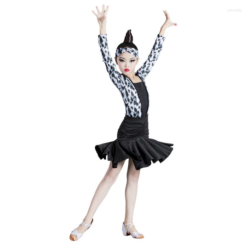 Stage Wear Girls Dance Costumes Dancer Dress For Women Latin Cha Tassel Skirt Long Sleeve Leopard Print Patchwork Top Performance, Latin dress h
Stage Wear Girls Dance Costumes Dancer Dress For Women Latin Cha Tassel Skirt Long Sleeve Leopard Print Patchwork Top Performance, Latin dress h