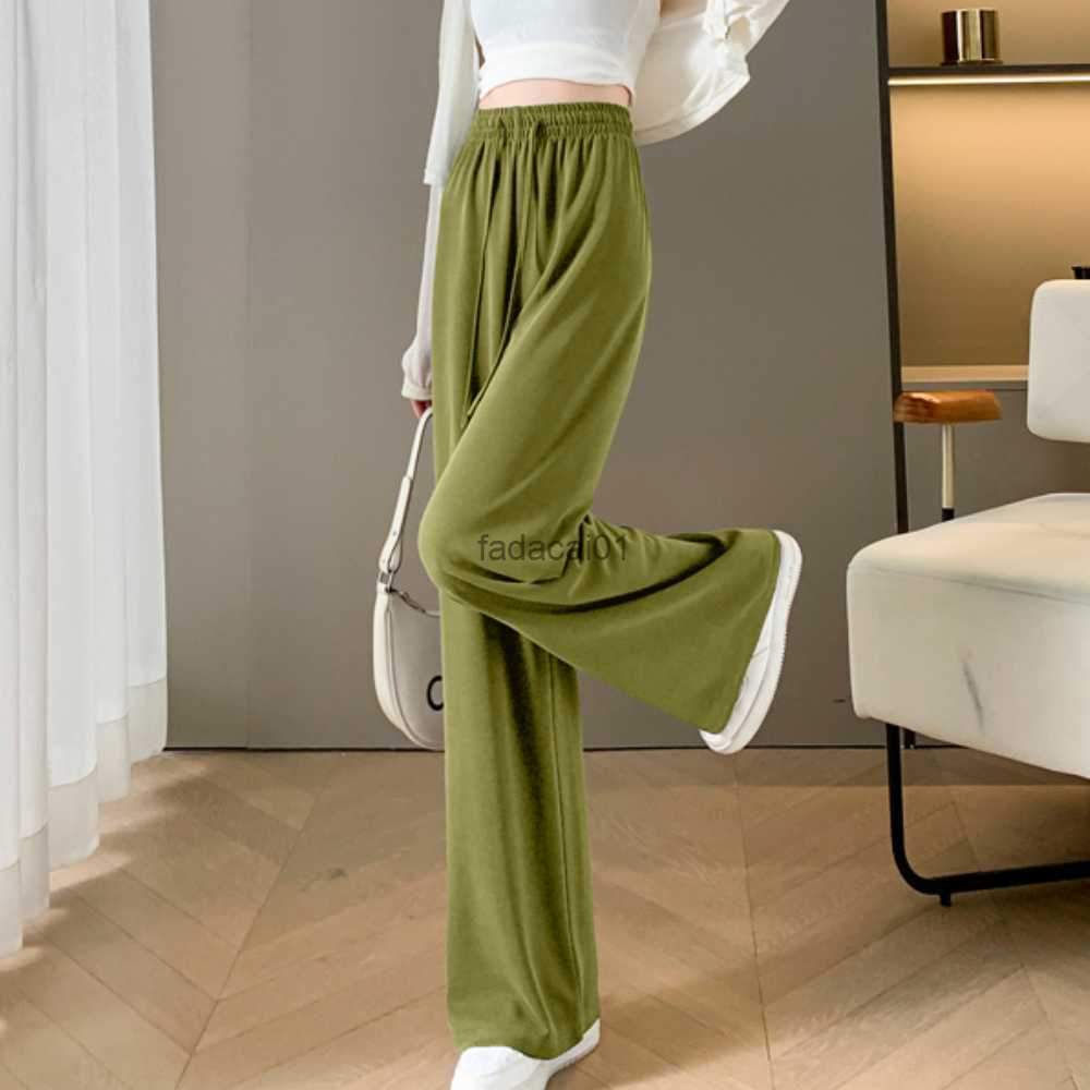 New Women' Summer Autumn High Waist Draping Straight Wide Leg Pants Versatile Casual Sunscreen Ice Silk Trousers L230621, Beige
New Women' Summer Autumn High Waist Draping Straight Wide Leg Pants Versatile Casual Sunscreen Ice Silk Trousers L230621, Beige
