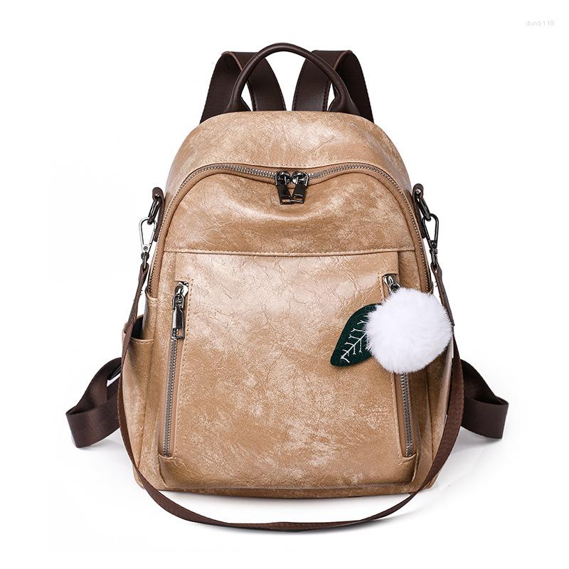 School Bags Women's Backpack Pu Leather Small Back Pack For Women 2023 Fashion Korean Girls Student Rucksack Female Backpacks, Brown
School Bags Women's Backpack Pu Leather Small Back Pack For Women 2023 Fashion Korean Girls Student Rucksack Female Backpacks, Brown