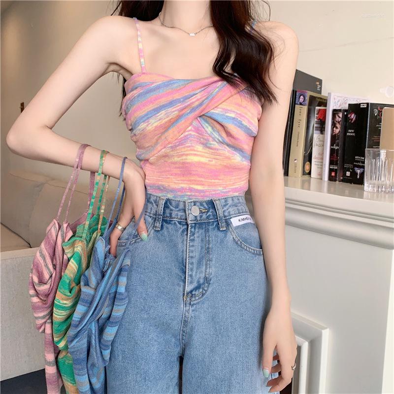 Women's Tanks Striped Small Suspender Outer Wearing Vest 2023 Summer Women's Girl Sexy Bottom Sleeveless Inner Layer Top, Pink
Women's Tanks Striped Small Suspender Outer Wearing Vest 2023 Summer Women's Girl Sexy Bottom Sleeveless Inner Layer Top, Pink