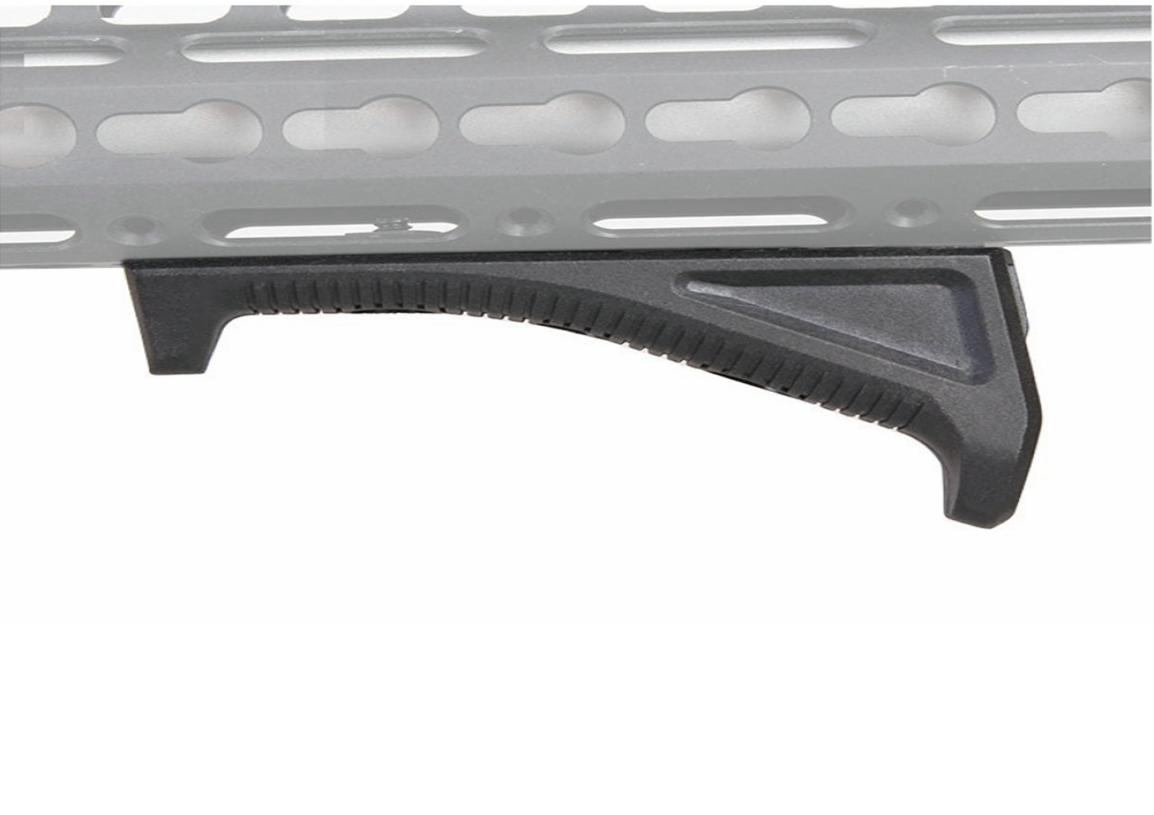 

BLACK Tactical MLOK Angled Forward Grip Forend Foregrip Hand Stop for MLOK System7478160
