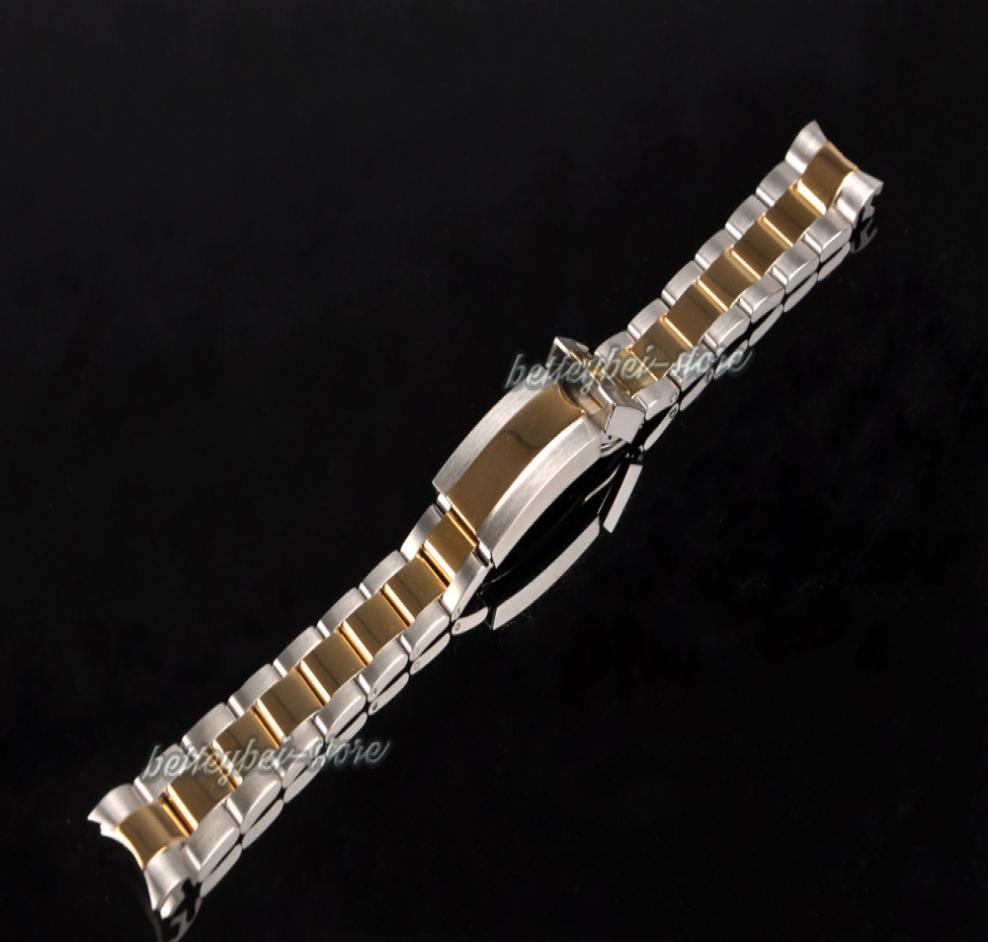 20mm New intermediate gold polished and brushed stainless steel Curved end watch band strap Bracelets for Oysterflex SUB Bracelet 6826529
20mm New intermediate gold polished and brushed stainless steel Curved end watch band strap Bracelets for Oysterflex SUB Bracelet 6826529