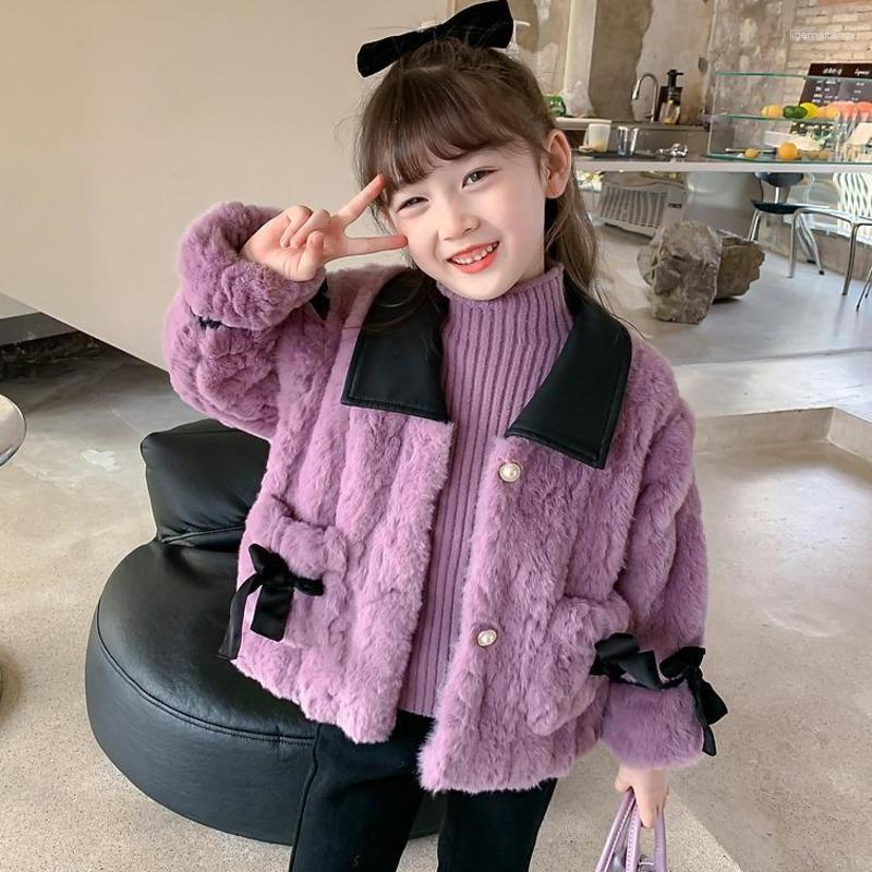 Jackets Girls Plush Faux Fur Jacket Autumn Winter Kids Wool Jumper Cotton Thickened Little Girl Fashion Tops Short Outerwear 3-11 Yrs, Thickened coat
Jackets Girls Plush Faux Fur Jacket Autumn Winter Kids Wool Jumper Cotton Thickened Little Girl Fashion Tops Short Outerwear 3-11 Yrs, Thickened coat