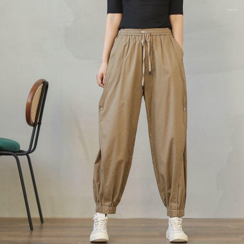 Women's Pants Summer High Waist Workwear Sports Harem Women's Loose Strap Lantern Black Trousers Female Sweatpants 5XL 6XL, Khaki
Women's Pants Summer High Waist Workwear Sports Harem Women's Loose Strap Lantern Black Trousers Female Sweatpants 5XL 6XL, Khaki