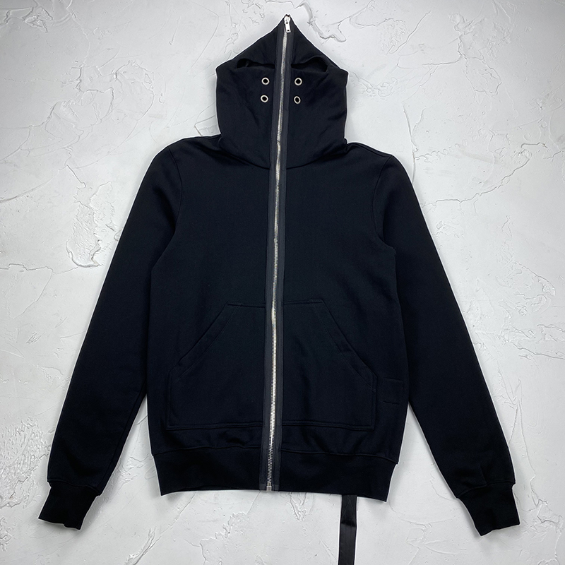Rick Hoodie Men Black Hooded Black Masked Cardigan For Men Loose Casual RO Full Zipper Jacket
Rick Hoodie Men Black Hooded Black Masked Cardigan For Men Loose Casual RO Full Zipper Jacket