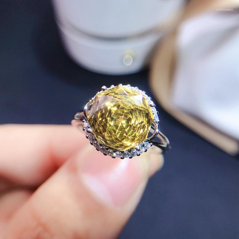 Cluster Rings Natural Brazilian Citrine Ring Rose Cutter The Lady's Favorite Gem. 925 Sterling Silver
Cluster Rings Natural Brazilian Citrine Ring Rose Cutter The Lady's Favorite Gem. 925 Sterling Silver