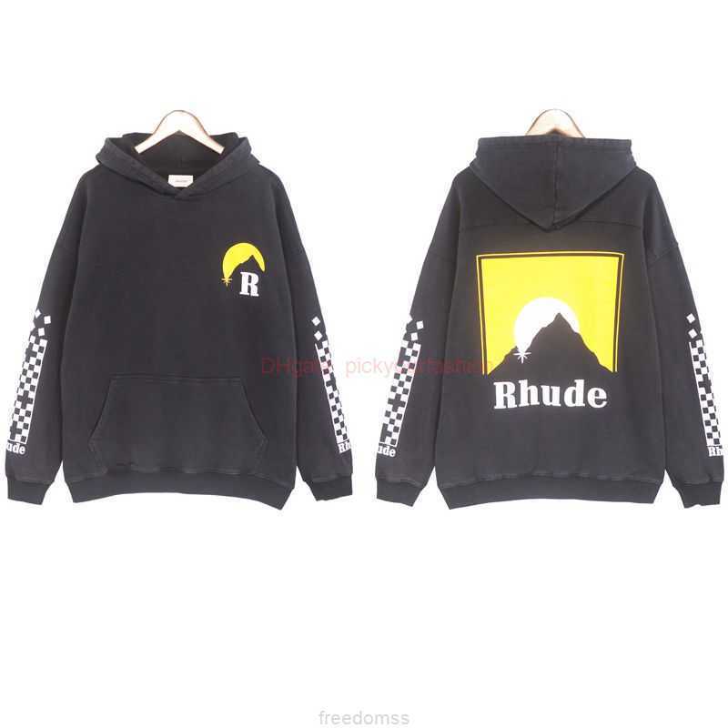 Designer Clothing Mens Sweatshirts Hoodies Rhude Fw21 Washed Used High Street Sunset Plaid Printed Hoodie for Men Women Fashion Streetwear Pullover jacket Jumpers, Shipping fee
Designer Clothing Mens Sweatshirts Hoodies Rhude Fw21 Washed Used High Street Sunset Plaid Printed Hoodie for Men Women Fashion Streetwear Pullover jacket Jumpers, Shipping fee