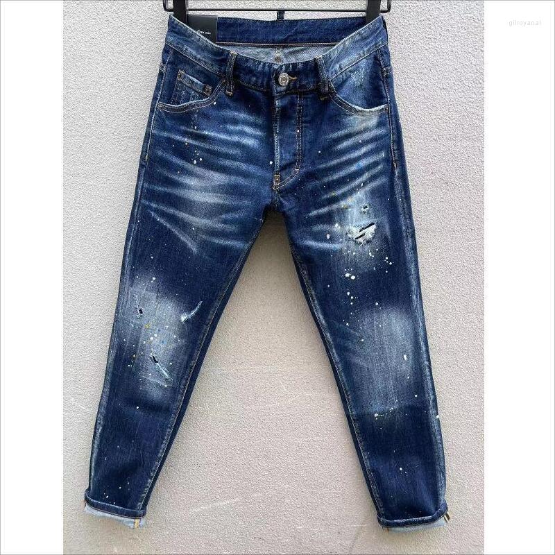 Men's Jeans Men's Trendy Casual High Street Wear Cotton Denim Fabric Pants Letter Slim Hole Spray Paint 103#, 103
Men's Jeans Men's Trendy Casual High Street Wear Cotton Denim Fabric Pants Letter Slim Hole Spray Paint 103#, 103