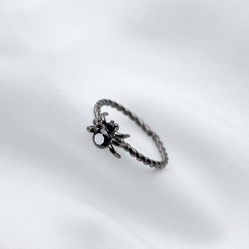 Cluster Rings MloveAcc 925 Sterling Silver Spider Black For Women Opening Adjustable Female Unusual Cool Stuff Special Halloween Gift
Cluster Rings MloveAcc 925 Sterling Silver Spider Black For Women Opening Adjustable Female Unusual Cool Stuff Special Halloween Gift
