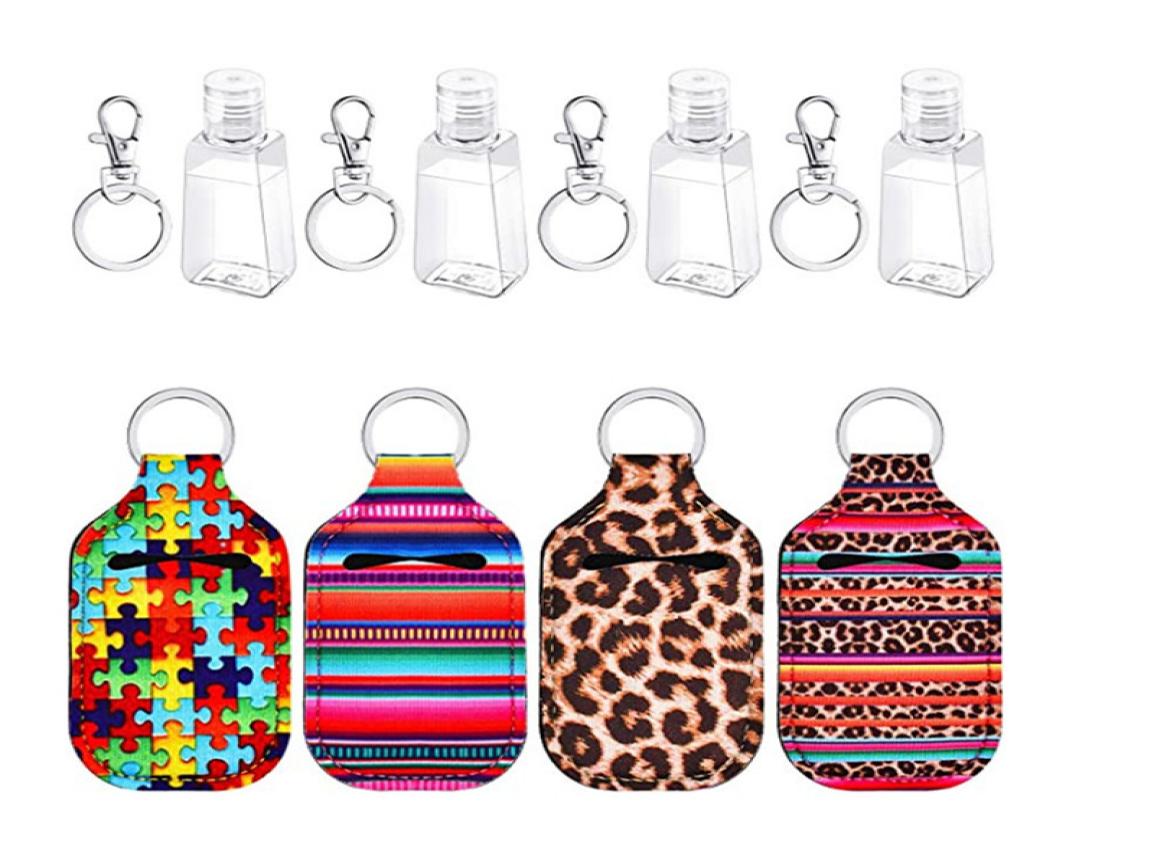 New Neoprene Keychain 30ML Hand Sanitizer Bottle Holder Bags Lipstick Holder Perfume Container Hand Soap Bottle Holder Key Chain A7306789
New Neoprene Keychain 30ML Hand Sanitizer Bottle Holder Bags Lipstick Holder Perfume Container Hand Soap Bottle Holder Key Chain A7306789