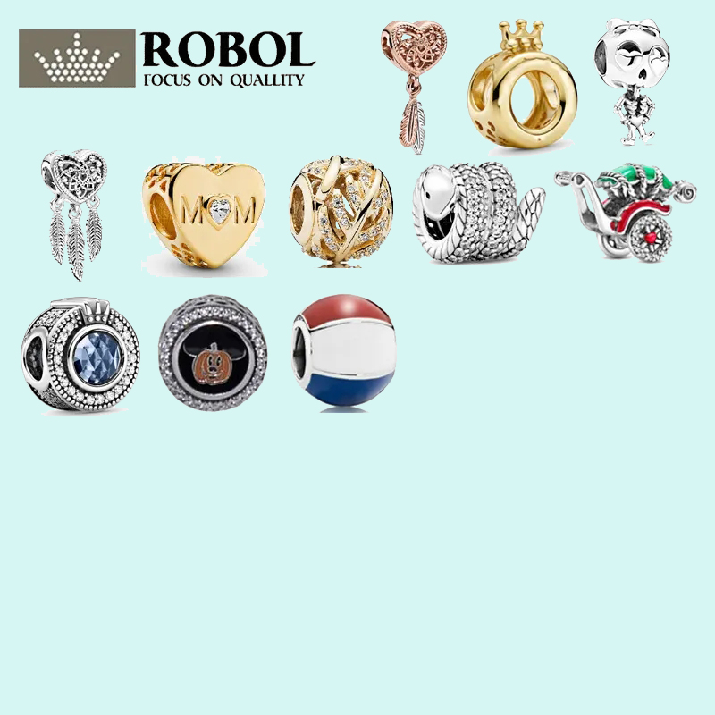 925 sterling silver charms for pandora jewelry beads Necklace charm set Pendant DIY Fine Bead Jewelry T1962 
925 sterling silver charms for pandora jewelry beads Necklace charm set Pendant DIY Fine Bead Jewelry T1962