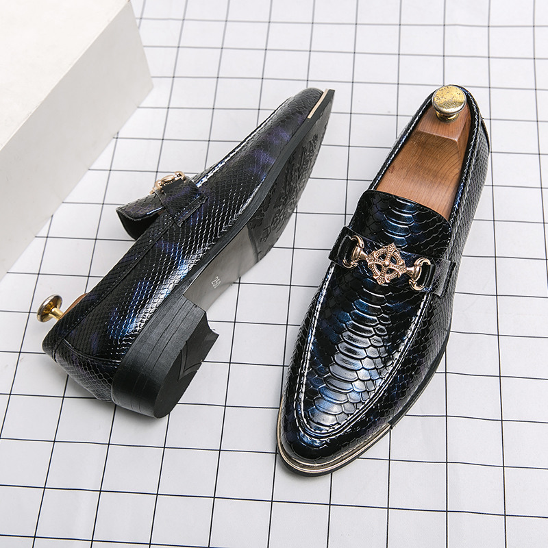 Spring Luxury Pointed Blue Mens Formal Shoes Crocodile Metal Dress Shoes Slip-on Fashion Leather Shoes for Men Plus Size 46, Blue 2807
Spring Luxury Pointed Blue Mens Formal Shoes Crocodile Metal Dress Shoes Slip-on Fashion Leather Shoes for Men Plus Size 46, Blue 2807