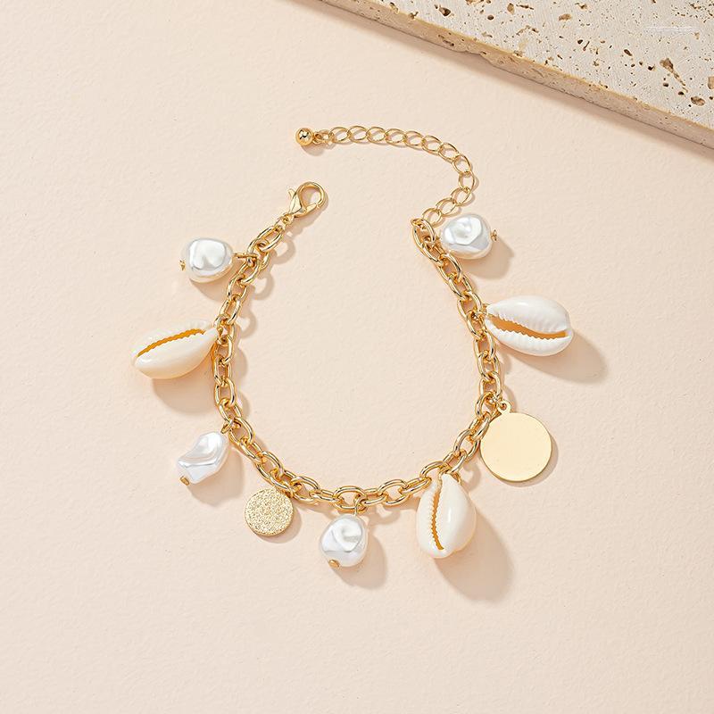 Link Bracelets Irregular Shell Pearl Bracelet Personality Exaggerated Design Environment Selling Light Luxury Wholesale 235
Link Bracelets Irregular Shell Pearl Bracelet Personality Exaggerated Design Environment Selling Light Luxury Wholesale 235