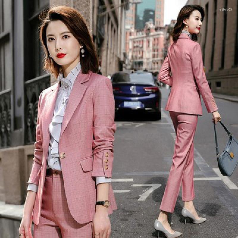 Women' Two Piece Pants Pink Suit Women' 2023 Spring Fashionable Elegant Plaid Two-Piece Korean Style Ol Casual
Women' Two Piece Pants Pink Suit Women' 2023 Spring Fashionable Elegant Plaid Two-Piece Korean Style Ol Casual