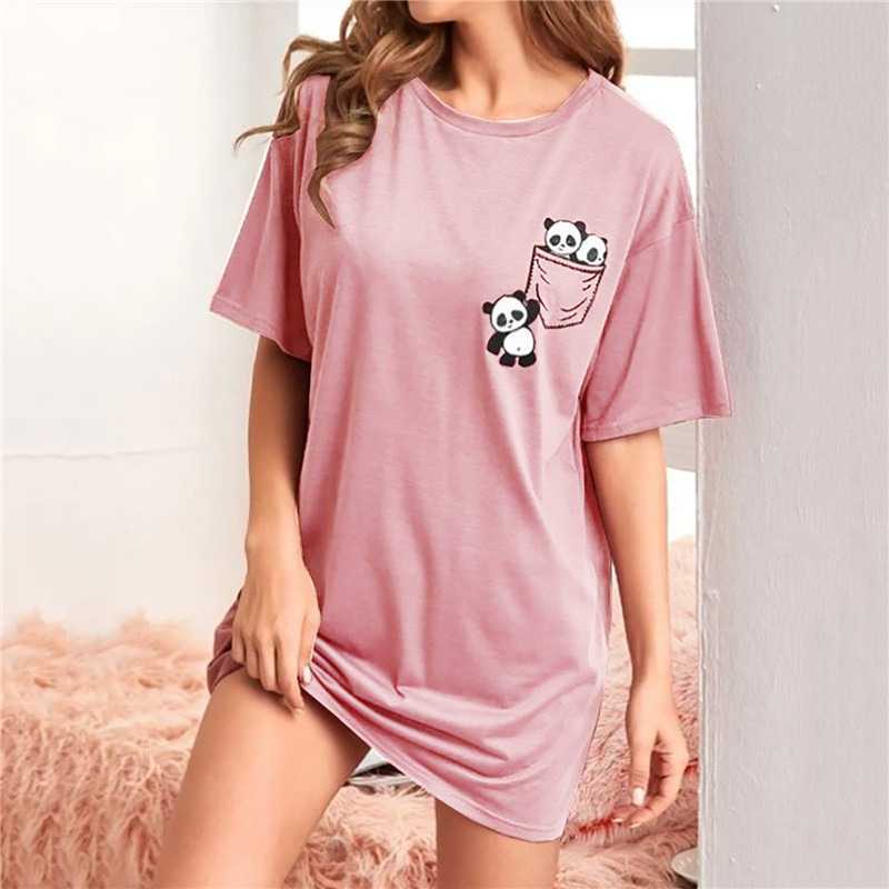 Women' Sleep Lounge Sexy Pyjamas Nightdress for Women Short-Sleeved Letter Nightgown Loose Nightdress Large Size Leisure Sleepwear Summer Nightdress, Black
Women' Sleep Lounge Sexy Pyjamas Nightdress for Women Short-Sleeved Letter Nightgown Loose Nightdress Large Size Leisure Sleepwear Summer Nightdress, Black